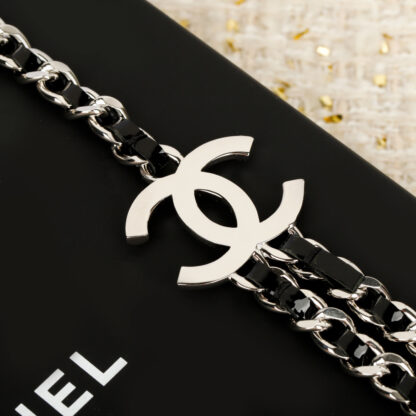 Chanel Denim Double Necklace - Image 4