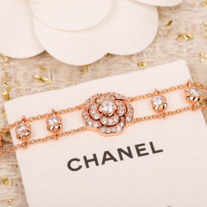 Chanel Fashion Camellia Necklace - Image 4