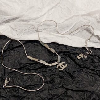 Chanel Fashion Silver Pendant Necklace
