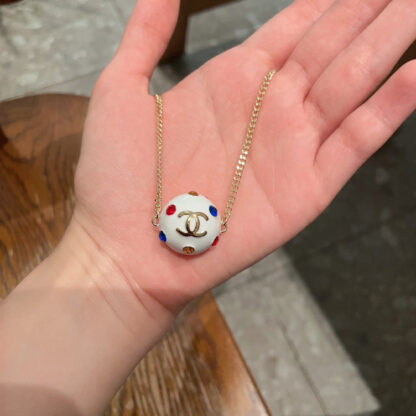 Chanel Fashion Ball Vintage Necklace - Image 3