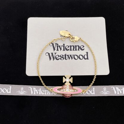 Vivienne Westwood Star Enamel Saturn Bracelet - Image 3