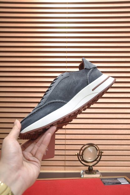Hermès classic dark grey cashmere loafers - Image 5