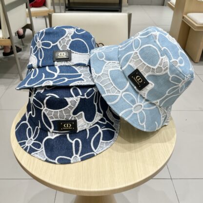 Dior versatile denim bucket hat - Image 6