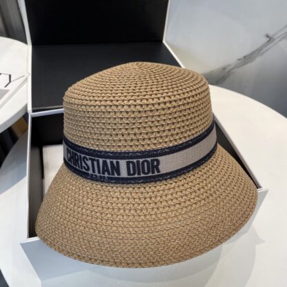 Dior versatile fashion straw hat - Image 6