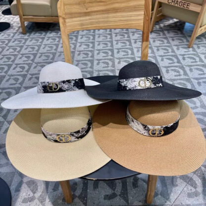 Dior simple straw hat - Image 6