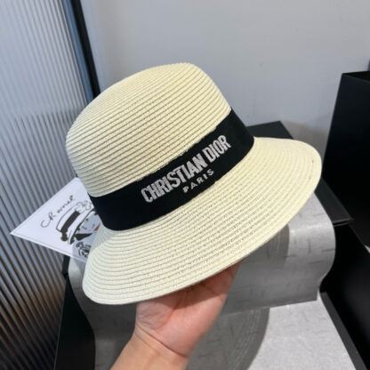 Dior simple letter embroidered basin hat - Image 6