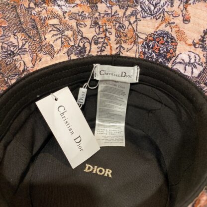 Dior classic casual versatile floral bucket hat - Image 6