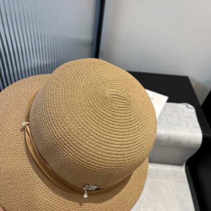 Dior exquisite simple straw bucket hat - Image 6
