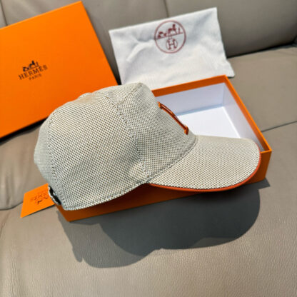Hermès canvas breathable baseball cap - Image 5