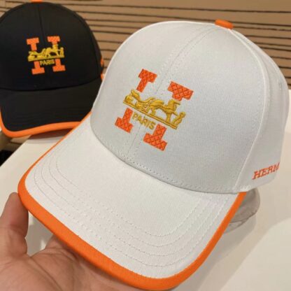 Hermès Unisex Canvas Baseball Cap - Image 5
