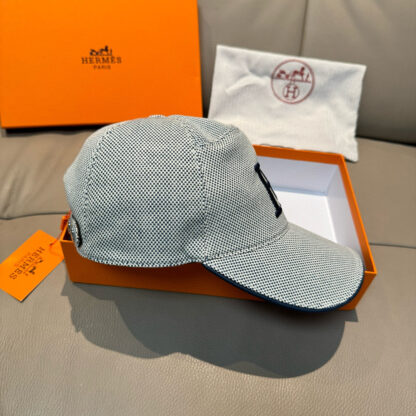 Hermes canvas breathable baseball cap - Image 5