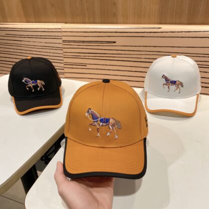 Hermès Unisex Canvas Baseball Cap - Image 5