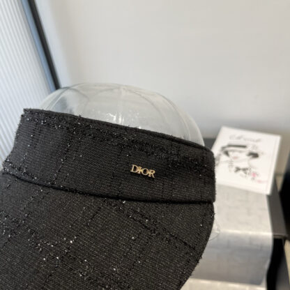 Dior hollow peaked cap sun headband - Image 6