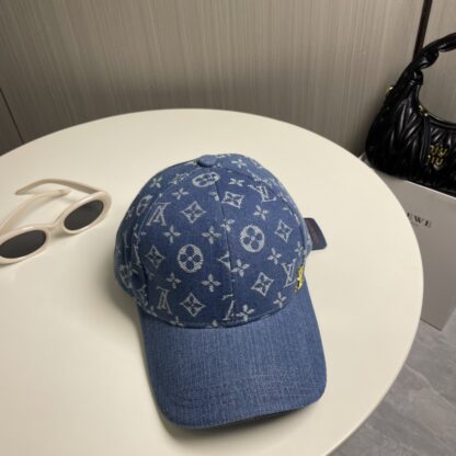 Louis Vuitton denim jacquard baseball cap - Image 5