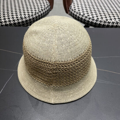 Dior hollow sun protection contrast color sun hat - Image 6