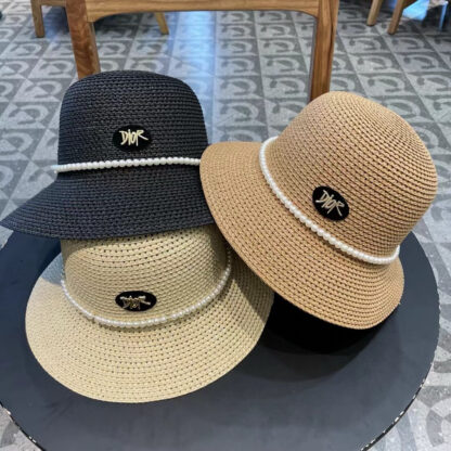 Dior hollow dome straw hat - Image 6