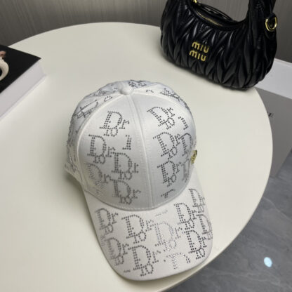Dior diamond logo baseball cap - Image 6