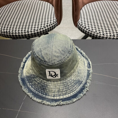 Dior Denim Bucket Hat - Image 5