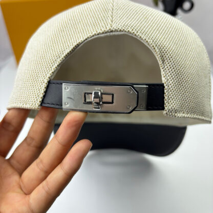 Hermès Unisex Canvas Baseball Cap - Image 5