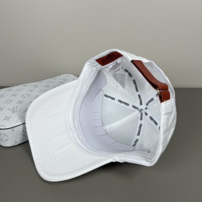 Hermès canvas baseball cap - Image 4
