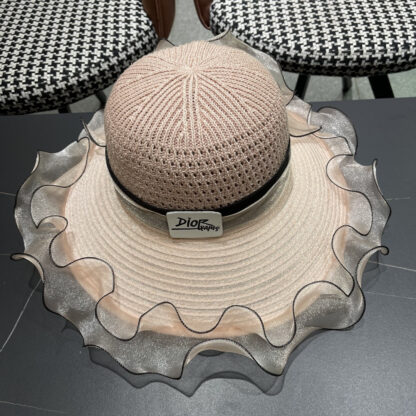 Dior elegant wide-brimmed sun hat - Image 5
