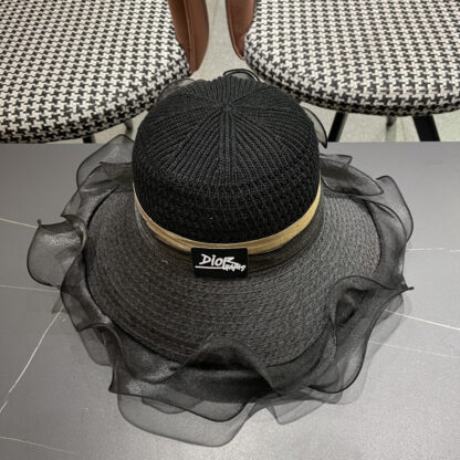 Dior elegant wide-brimmed sun hat - Image 5