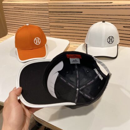 Hermès Unisex Canvas Baseball Cap - Image 5