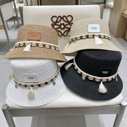 Hermes hollow bucket straw hat - Image 5