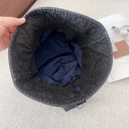 Louis Vuitton stylish high-end denim bucket hat - Image 5