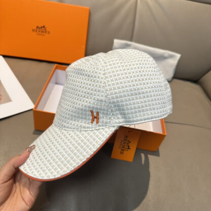 Hermès canvas baseball cap - Image 5