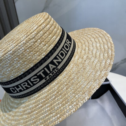 Dior Fashion Straw Hat - Image 6