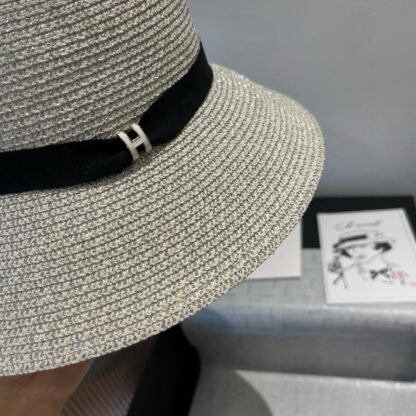 Hermes Sunshade Straw Hat - Image 5