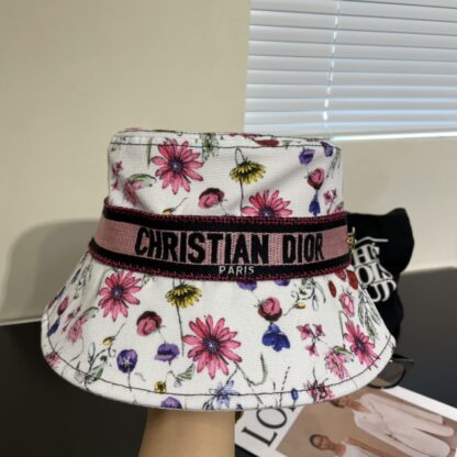 Dior Fashion Floral Bucket Hat - Image 6