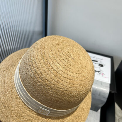 Dior stylish simple casual straw hat - Image 6