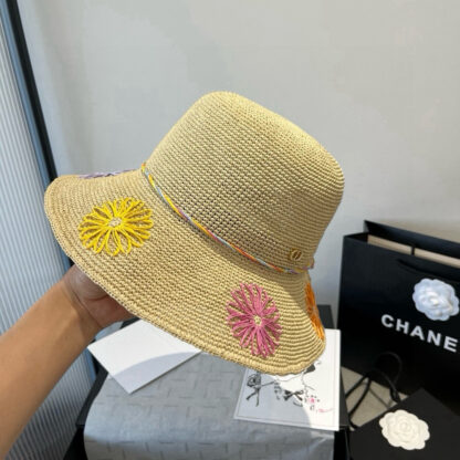 Dior stylish raffia hat - Image 6