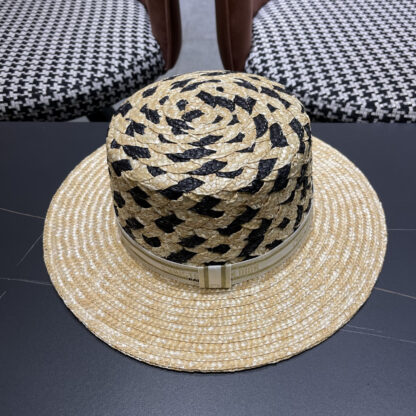 Dior stylish raffia hat - Image 6