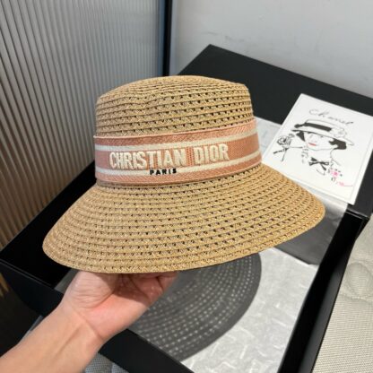 Dior Fashion Hollow Straw Hat - Image 6