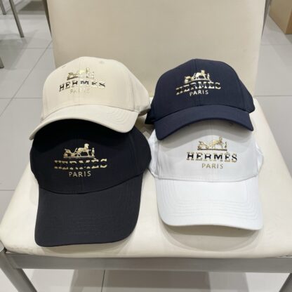 Hermès canvas baseball cap - Image 5