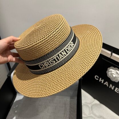 Dior Fashion Flat Top Hat - Image 6