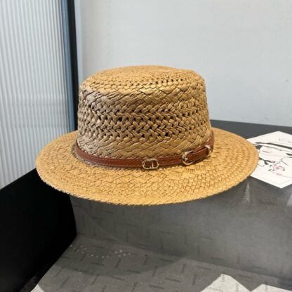 Dior new raffia flat cap - Image 6