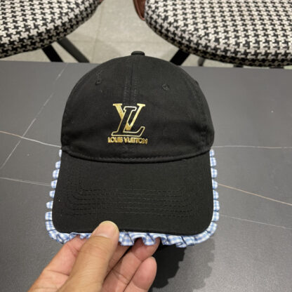 Louis Vuitton Korean style lace baseball cap for women - Image 6