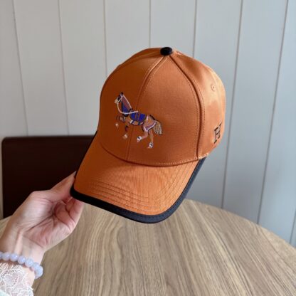 Hermès Unisex Canvas Baseball Cap - Image 5