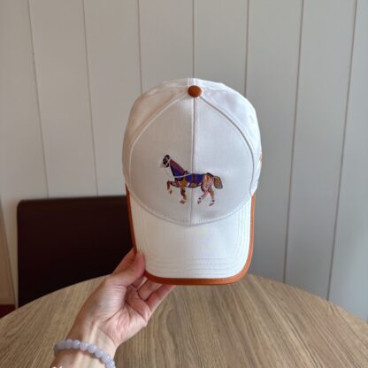 Hermès Unisex Canvas Baseball Cap - Image 5