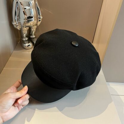 Hermès woolen new duckbill military cap - Image 5