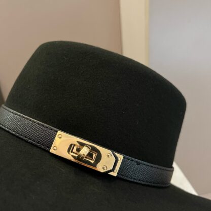 Hermès New Wool Belt Buckle Hat - Image 5