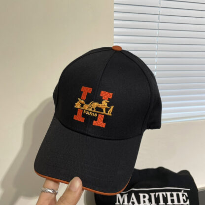 Hermès canvas baseball cap - Image 4