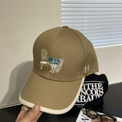 Hermès canvas baseball cap - Image 4