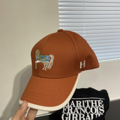Hermès canvas baseball cap - Image 4