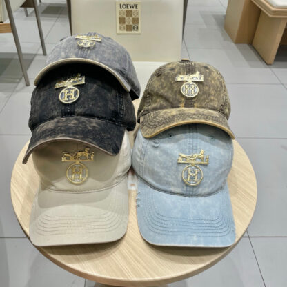Hermès Unisex Canvas Baseball Cap - Image 5