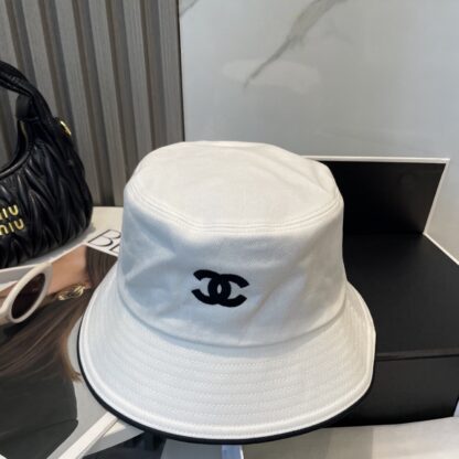 Chanel embroidered bucket hat - Image 5